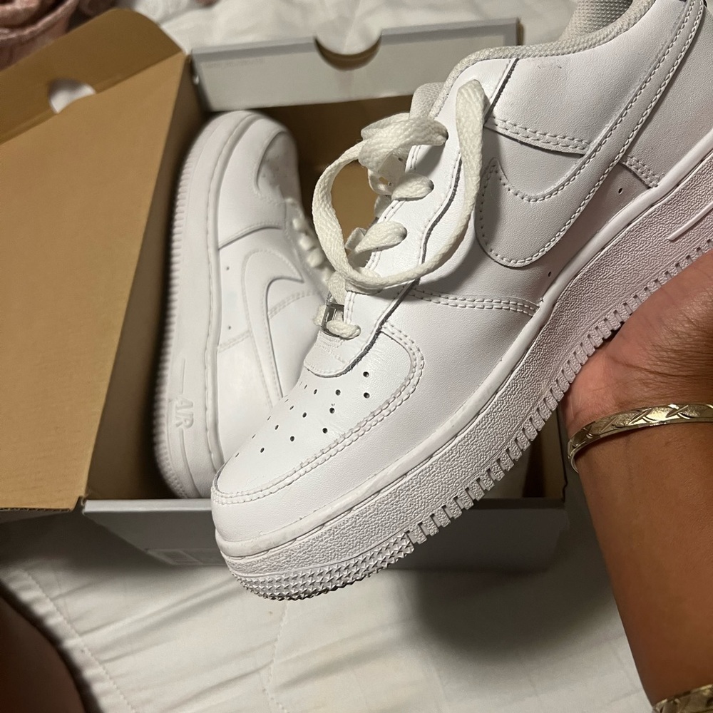These Air Force 1s were only worn twice.
